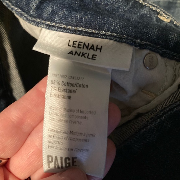 PAIGE brand, size 28, new with tags, Leenah high rise ankle trouser leg, comfy - Picture 9 of 14